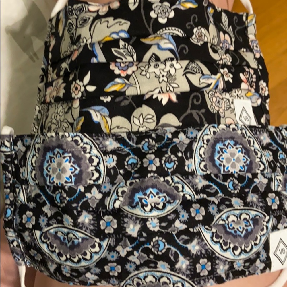 NWOT vera bradley face masks, set of two!!